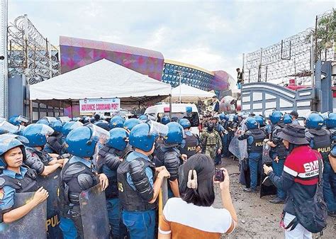 DOJ backs PNP amid tensions over KOJC compound operations.